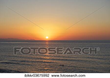 "Sunset over the sea, Sicily, Italy, Europe" View Large Photo Image Stock Image - "Sunset over the sea, Sicily, Italy, Europe". Fotosearch