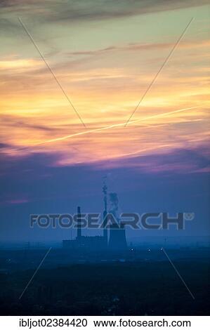 "Sunset over the Voerde hard coal-fired power station, STEAG, Voerde, Lower Rhine region, North Rhine-Westphalia, Germany, Europe" View Large Photo Image Stock Image - "Sunset over the Voerde hard coal-fired power station, STEAG, Voerde, Lower Rhine region, North Rhine-Westphalia, Germany, Europe". Fotosearch