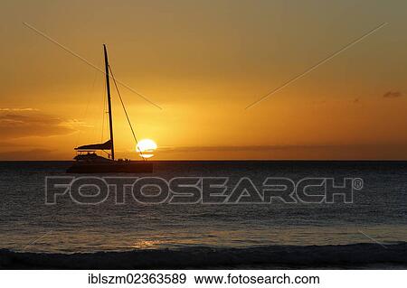 "Sunset, sailboat, Kaanapali, Maui, Hawaii, USA, America" View Large Photo Image Stock Photo - "Sunset, sailboat, Kaanapali, Maui, Hawaii, USA, America". Fotosearch