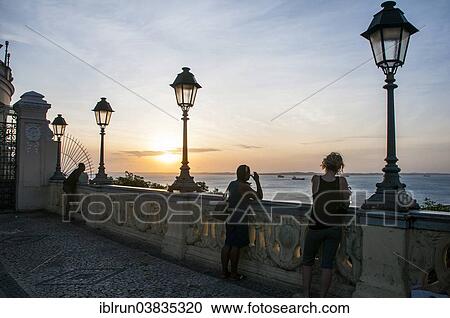 "Sunset seen from Pelourinho, Salvador da Bahia, Brazil, South America" View Large Photo Image Stock Image - "Sunset seen from Pelourinho, Salvador da Bahia, Brazil, South America". Fotosearch