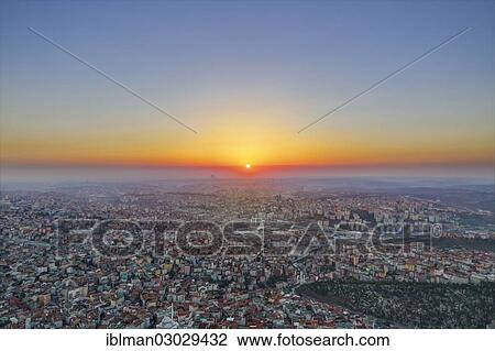"Sunset, view from Istanbul Sapphire looking westward, Levent, Besiktas, Istanbul, European side, Istanbul Province, Turkey, European side, Europe" View Large Photo Image Stock Image - "Sunset, view from Istanbul Sapphire looking westward, Levent, Besiktas, Istanbul, European side, Istanbul Province, Turkey, European side, Europe". Fotosearch