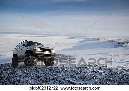 "Super Jeep in a winter landscape, Vatnajoekull Glacier, Icelandic Highlands, Iceland, Europe" View Large Photo Image Stock Image - "Super Jeep in a winter landscape, Vatnajoekull Glacier, Icelandic Highlands, Iceland, Europe". Fotosearch