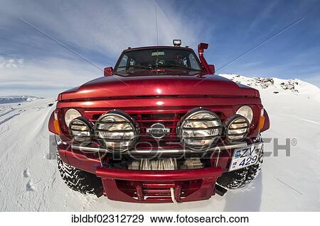 "Super Jeep in a winter landscape, Vatnajoekull Glacier, Icelandic Highlands, Iceland, Europe" View Large Photo Image Stock Photo - "Super Jeep in a winter landscape, Vatnajoekull Glacier, Icelandic Highlands, Iceland, Europe". Fotosearch