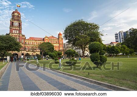 "Supreme Court of Burma, Yangon or Rangoon, Yangon Region, Myanmar, Asia" View Large Photo Image Stock Image - "Supreme Court of Burma, Yangon or Rangoon, Yangon Region, Myanmar, Asia". Fotosearch
