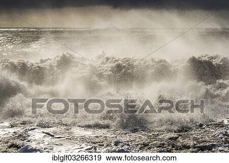 "Surf at the beach of Reynisdrangar, Black Beach, Reynisdrangar, Vik i Myrdal, Southern Region, Iceland, Europe" View Large Photo Image Stock Photo - "Surf at the beach of Reynisdrangar, Black Beach, Reynisdrangar, Vik i Myrdal, Southern Region, Iceland, Europe". Fotosearch