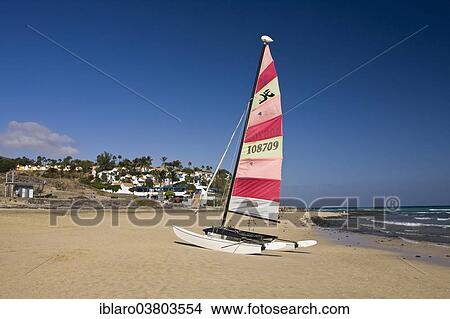 "Surf catamaran on the beach at Morro Jable, Jandia, Fuerteventura, Canary Islands, Spain, Europe" View Large Photo Image Picture - "Surf catamaran on the beach at Morro Jable, Jandia, Fuerteventura, Canary Islands, Spain, Europe". Fotosearch