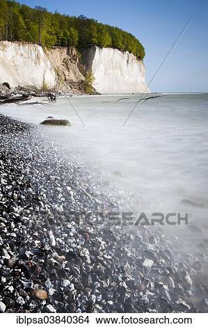 "Surf, steep coast with chalk cliffs in the Jasmund National Park, UNESCO World Heritage Site, Rugen, Mecklenburg-Western Pomerania, Germany, Europe" View Large Photo Image Picture - "Surf, steep coast with chalk cliffs in the Jasmund National Park, UNESCO World Heritage Site, Rugen, Mecklenburg-Western Pomerania, Germany, Europe". Fotosearch