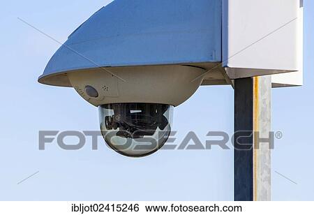 Surveillance camera in front of a building, moving camera inside a glass ball View Large Photo Image Stock Photograph - Surveillance camera in front of a building, moving camera inside a glass ball. Fotosearch