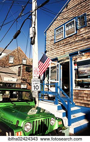 SUV parked in front of a house, Flag of the United States, Rockport, Cape Ann, Massachusetts, New England, USA, United States, North America View Large Photo Image Stock Image - SUV parked in front of a house, Flag of the United States, Rockport, Cape Ann, Massachusetts, New England, USA, United States, North America. Fotosearch