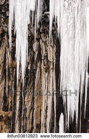 "Svartifoss waterfall with icicles on the basaltic columns, Skaftafell National Park, Eastern Region, Iceland, Europe" View Large Photo Image Stock Image - "Svartifoss waterfall with icicles on the basaltic columns, Skaftafell National Park, Eastern Region, Iceland, Europe". Fotosearch