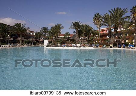 "Swimming pool of the hotel complex of Barlovento Club Hotel, Playa Sotavento, Costa Calma, Fuerteventura, Canary Islands, Spain, Europe" View Large Photo Image Stock Photography - "Swimming pool of the hotel complex of Barlovento Club Hotel, Playa Sotavento, Costa Calma, Fuerteventura, Canary Islands, Spain, Europe". Fotosearch