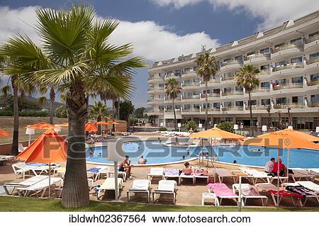 "Swimming pool with a palm tree, Mercury Hotel, a four-star hotel, Santa Susanna, Costa del Maresme, Catalonia, Spain, Europe, PublicGround, Europe" View Large Photo Image Picture - "Swimming pool with a palm tree, Mercury Hotel, a four-star hotel, Santa Susanna, Costa del Maresme, Catalonia, Spain, Europe, PublicGround, Europe". Fotosearch
