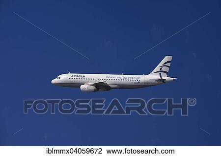 SX-DGD Aegean Airlines Airbus A320-232 in flight View Large Photo Image Stock Image - SX-DGD Aegean Airlines Airbus A320-232 in flight. Fotosearch