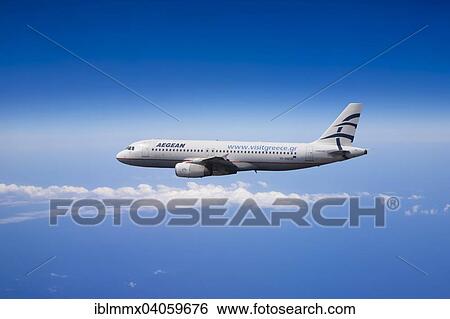 SX-DGD Aegean Airlines Airbus A320-232 in flight over the Mediterranean Sea View Large Photo Image Stock Photograph - SX-DGD Aegean Airlines Airbus A320-232 in flight over the Mediterranean Sea. Fotosearch