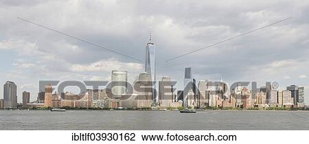 Stock Image - "Sykline of Manhattan, New York City, New York, United States, North America". Fotosearch