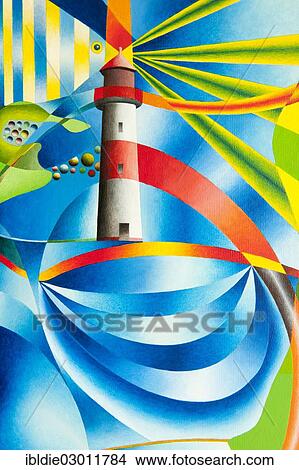 "Sylt-Ost Lighthouse, acrylic painting, artist Gerhard Kraus, Kriftel, North Frisia, Schleswig-Holstein, Germany, Europe" View Large Photo Image Picture - "Sylt-Ost Lighthouse, acrylic painting, artist Gerhard Kraus, Kriftel, North Frisia, Schleswig-Holstein, Germany, Europe". Fotosearch