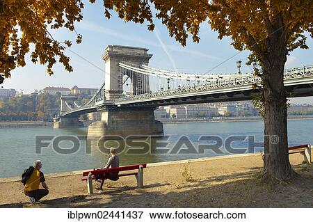 "Szechenyi lanchid, Chain Bridge over the Danube, Budapest, Hungary, Europe" View Large Photo Image Stock Photo - "Szechenyi lanchid, Chain Bridge over the Danube, Budapest, Hungary, Europe". Fotosearch