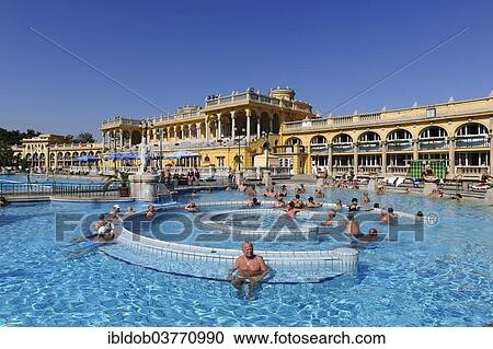 "Szechenyi Thermal Bath, Budapest, Hungary, Europe" View Large Photo Image Stock Image - "Szechenyi Thermal Bath, Budapest, Hungary, Europe". Fotosearch