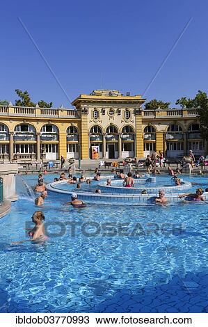 "Szechenyi Thermal Bath, Budapest, Hungary, Europe" View Large Photo Image Stock Image - "Szechenyi Thermal Bath, Budapest, Hungary, Europe". Fotosearch