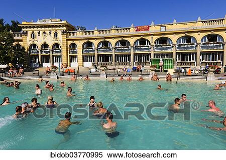 "Szechenyi Thermal Bath, Budapest, Hungary, Europe" View Large Photo Image Stock Photography - "Szechenyi Thermal Bath, Budapest, Hungary, Europe". Fotosearch