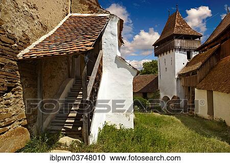 "Szekely medieval fortified church of Viscri, Brașov County, Transylvania, Romania, Europe" View Large Photo Image Stock Image - "Szekely medieval fortified church of Viscri, Brașov County, Transylvania, Romania, Europe". Fotosearch