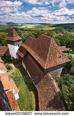 Stock Photo - "Szekely medieval fortified church of Viscri, BraÈ™ov County, Transylvania, Romania, Europe". Fotosearch