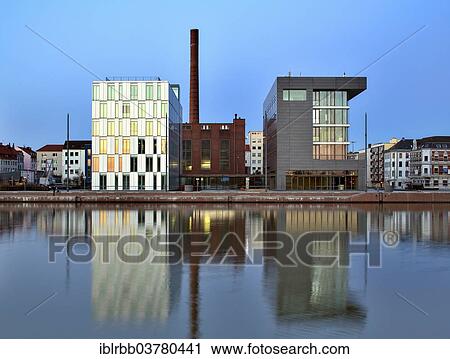 "t. i. m. e. Port Bremerhaven, technology centre, buildings No's 2 and 3, in the New Port ​​development area, Havenwelten quarter, Bremerhaven, Bremen, Germany, Europe" View Large Photo Image Stock Image - "t. i. m. e. Port Bremerhaven, technology centre, buildings No's 2 and 3, in the New Port ​​development area, Havenwelten quarter, Bremerhaven, Bremen, Germany, Europe". Fotosearch