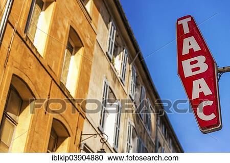 "Tabac sign, Aix-en-Provence, Provence-Alpes-Cote d'Azur, France, Europe" View Large Photo Image Stock Image - "Tabac sign, Aix-en-Provence, Provence-Alpes-Cote d'Azur, France, Europe". Fotosearch