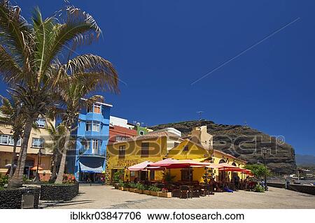 Stock Photograph - "Taberna del Puerto, Puerto de Tazacorte, La Palma, Canary Islands, Spain, Europe". Fotosearch