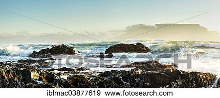 "Table Mountain in the evening light, from Bloubergstrand, Cape Town, Western Cape, South Africa, Africa" View Large Photo Image Stock Photo - "Table Mountain in the evening light, from Bloubergstrand, Cape Town, Western Cape, South Africa, Africa". Fotosearch