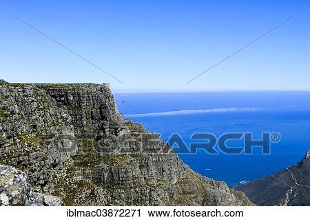 "Table Mountain with a cable car, Cape Town, Western Cape, South Africa, Africa" View Large Photo Image Stock Image - "Table Mountain with a cable car, Cape Town, Western Cape, South Africa, Africa". Fotosearch
