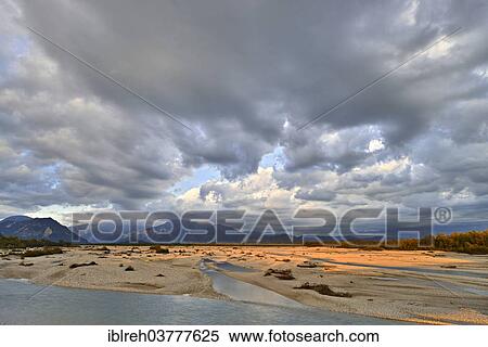 Stock Photography - "Tagliamento braided river, Forgaria nel Friuli, Italy, Europe". Fotosearch