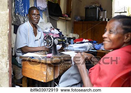 "Tailor and dressmaker, Fort National slum, Port-au-Prince, Haiti, North America" View Large Photo Image Stock Photo - "Tailor and dressmaker, Fort National slum, Port-au-Prince, Haiti, North America". Fotosearch