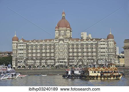 "Taj Mahal Hotel, heavily damaged in a terrorist attack in November 2008, reopened in 2010, Mumbai, Maharashtra, India, Asia" View Large Photo Image Stock Photo - "Taj Mahal Hotel, heavily damaged in a terrorist attack in November 2008, reopened in 2010, Mumbai, Maharashtra, India, Asia". Fotosearch