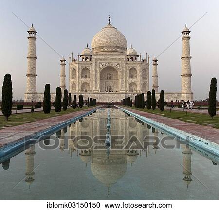 "Taj Mahal, mausoleum, UNESCO World Heritage Site, reflected in a pool of water, Agra, Uttar Pradesh, India, Asia" View Large Photo Image Stock Image - "Taj Mahal, mausoleum, UNESCO World Heritage Site, reflected in a pool of water, Agra, Uttar Pradesh, India, Asia". Fotosearch