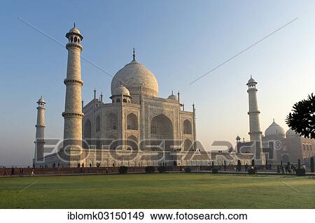 "Taj Mahal, mausoleum, UNESCO World Heritage Site, morning light, Agra, Uttar Pradesh, India, Asia" View Large Photo Image Stock Photo - "Taj Mahal, mausoleum, UNESCO World Heritage Site, morning light, Agra, Uttar Pradesh, India, Asia". Fotosearch