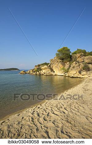 "Talgo Beach, Sithonia, Chalkidiki, Greece, Europe" View Large Photo Image Stock Photo - "Talgo Beach, Sithonia, Chalkidiki, Greece, Europe". Fotosearch