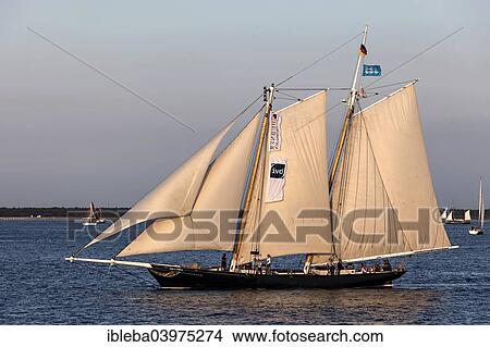 "Tall ship Skythia under sail at Hanse Sail 2014 Warnemunde, Mecklenburg-Western Pomerania, Germany, Europe" View Large Photo Image Picture - "Tall ship Skythia under sail at Hanse Sail 2014 Warnemunde, Mecklenburg-Western Pomerania, Germany, Europe". Fotosearch