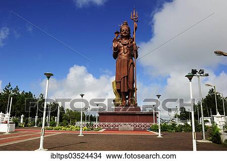 "Tall statue of Lord Shiva, Grand Bassin, Mauritius, Africa" View Large Photo Image Picture - "Tall statue of Lord Shiva, Grand Bassin, Mauritius, Africa". Fotosearch