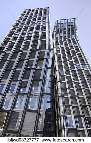Stock Photo - "Tanzende Tuerme buildings, Hamburg, Hamburg, Germany, Europe". Fotosearch