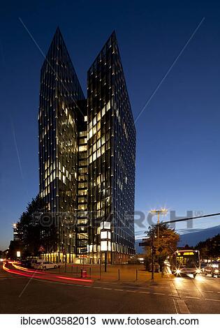 "Tanzende Tuerme"""", """"Dancing Towers"""" at the Reeperbahn, at dusk, Hamburg, Hamburg, Germany, Europe" View Large Photo Image Stock Image - "Tanzende Tuerme"""", """"Dancing Towers"""" at the Reeperbahn, at dusk, Hamburg, Hamburg, Germany, Europe". Fotosearch
