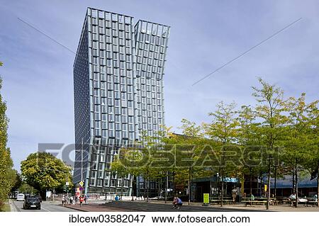 Stock Photo - "Tanzende Tuerme"""", """"Dancing Towers"""" at the Reeperbahn, Hamburg, Hamburg, Germany, Europe". Fotosearch