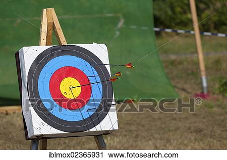 "Target with arrows, arrow in the bullseye, Hesse, Germany, Europe" View Large Photo Image Stock Image - "Target with arrows, arrow in the bullseye, Hesse, Germany, Europe". Fotosearch