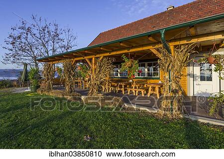 "Tavern in the morning light, Eichberg-Trautenburg, Styria, Austria, Europe" View Large Photo Image Stock Image - "Tavern in the morning light, Eichberg-Trautenburg, Styria, Austria, Europe". Fotosearch