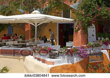 "Taverna, Oia, Santorini, Cyclades, Greece, Europe" View Large Photo Image Stock Image - "Taverna, Oia, Santorini, Cyclades, Greece, Europe". Fotosearch