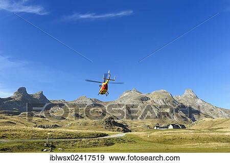 Stock Photo - Team of the Securite Civile rescue organization preparing themselves for duty in Vallee d'Ossoue in the French Western Pyrenees, France, Europe, PublicGround, Europe. Fotosearch