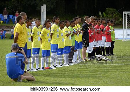 "Teams from Brazil and Egypt singing their national anthems before a game, Street Children World Cup 2014, Rio de Janeiro, Rio de Janeiro State, Brazil, South America" View Large Photo Image Stock Photograph - "Teams from Brazil and Egypt singing their national anthems before a game, Street Children World Cup 2014, Rio de Janeiro, Rio de Janeiro State, Brazil, South America". Fotosearch