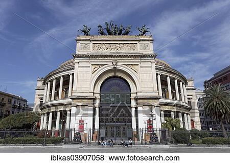 "Teatro Politeama Garibaldi, theatre, Piazza Ruggero Settimo, Palermo, Sicily, Italy, Europe" View Large Photo Image Stock Photo - "Teatro Politeama Garibaldi, theatre, Piazza Ruggero Settimo, Palermo, Sicily, Italy, Europe". Fotosearch