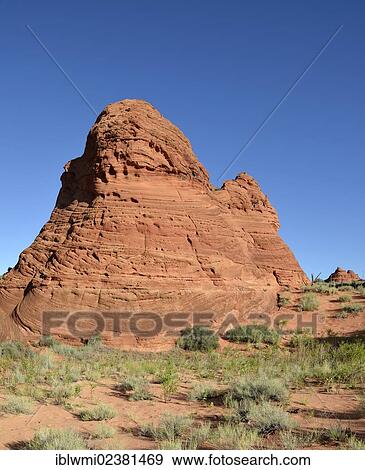 "Teepees of the Paw Hole, eroded Navajo sandstone rocks at the entrance to the South Coyote Buttes, Pareah Paria Plateau, Vermillion Cliffs National Monument, Arizona, Utah, Southwestern USA, USA" View Large Photo Image Stock Photo - "Teepees of the Paw Hole, eroded Navajo sandstone rocks at the entrance to the South Coyote Buttes, Pareah Paria Plateau, Vermillion Cliffs National Monument, Arizona, Utah, Southwestern USA, USA". Fotosearch