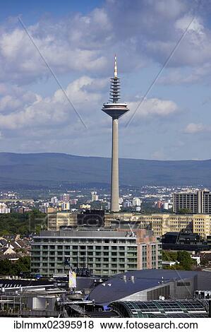 "Telecommunication Tower, also known as The Asparagus, Frankfurt am Main, Hesse, Germany, Europe" View Large Photo Image Stock Photo - "Telecommunication Tower, also known as The Asparagus, Frankfurt am Main, Hesse, Germany, Europe". Fotosearch